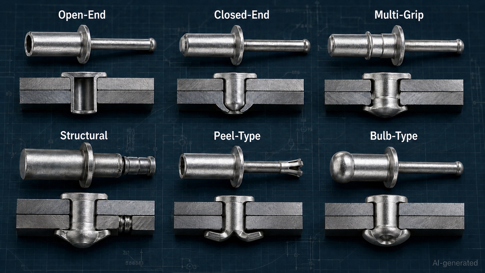 blind rivet types comparison