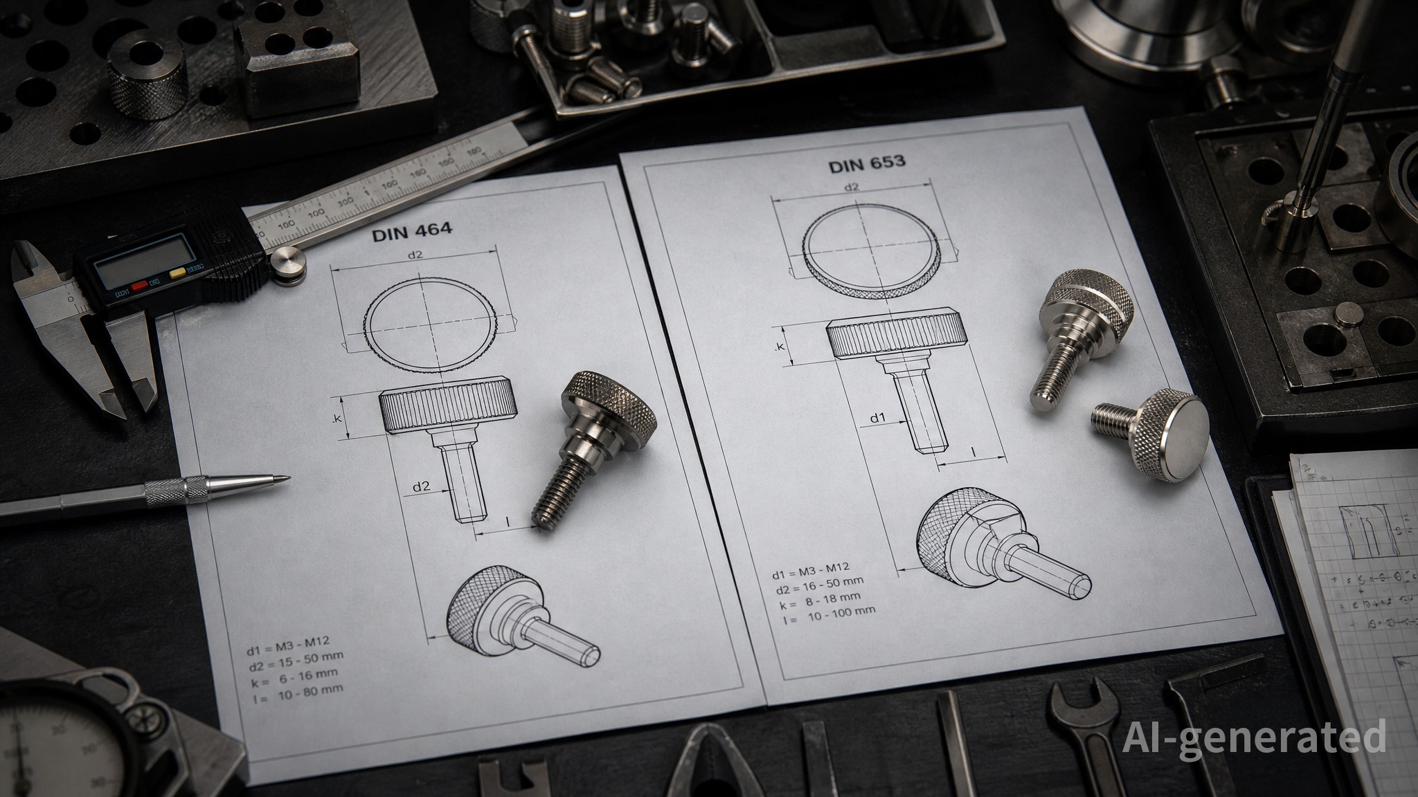 din464 thumb screw standard