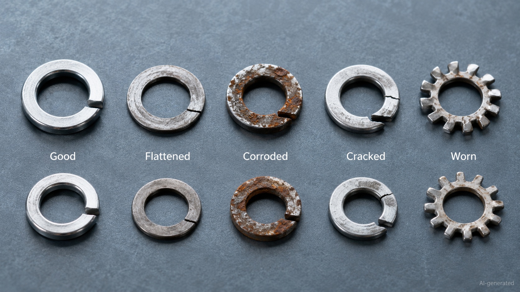 lock washer maintenance check