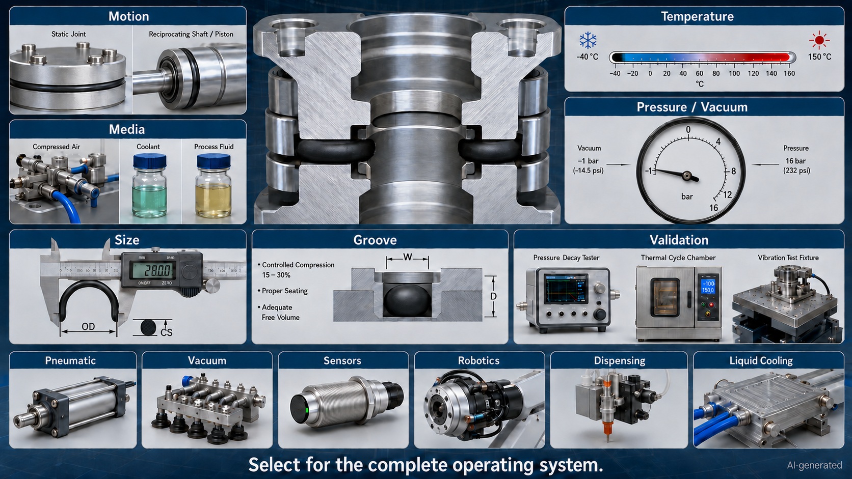 mechatronic o ring selection checklist summary