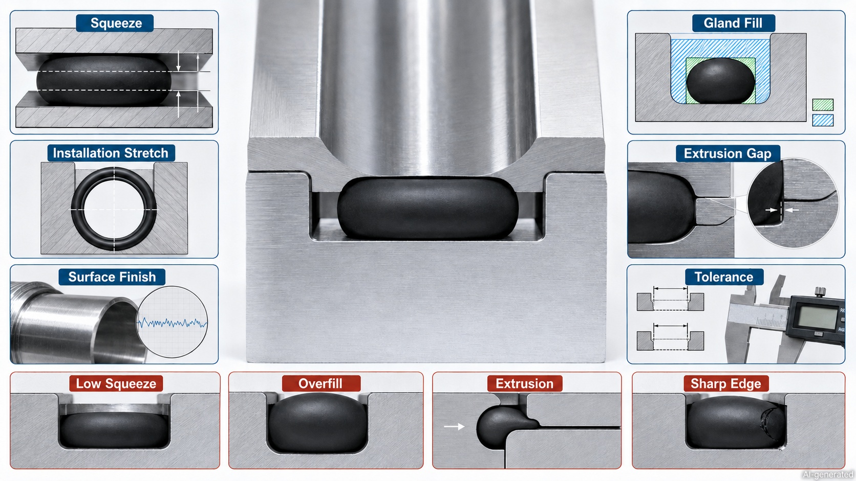 o ring groove design checklist summary