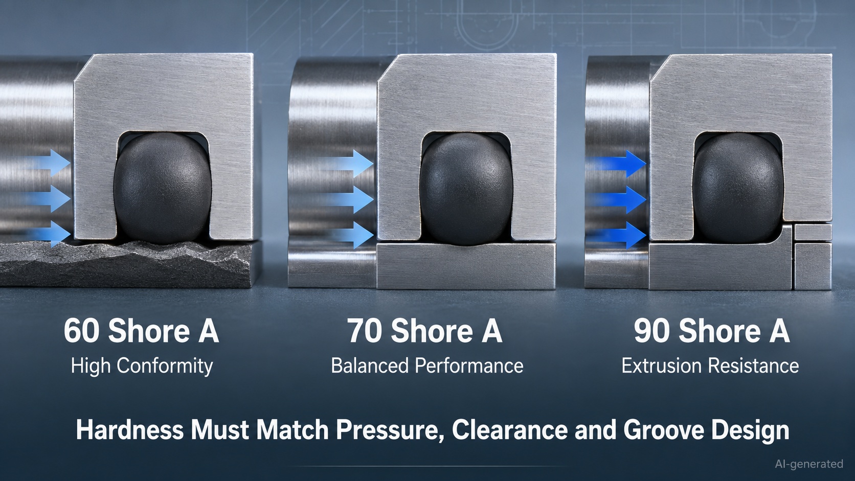 o ring hardness shore a selection guide