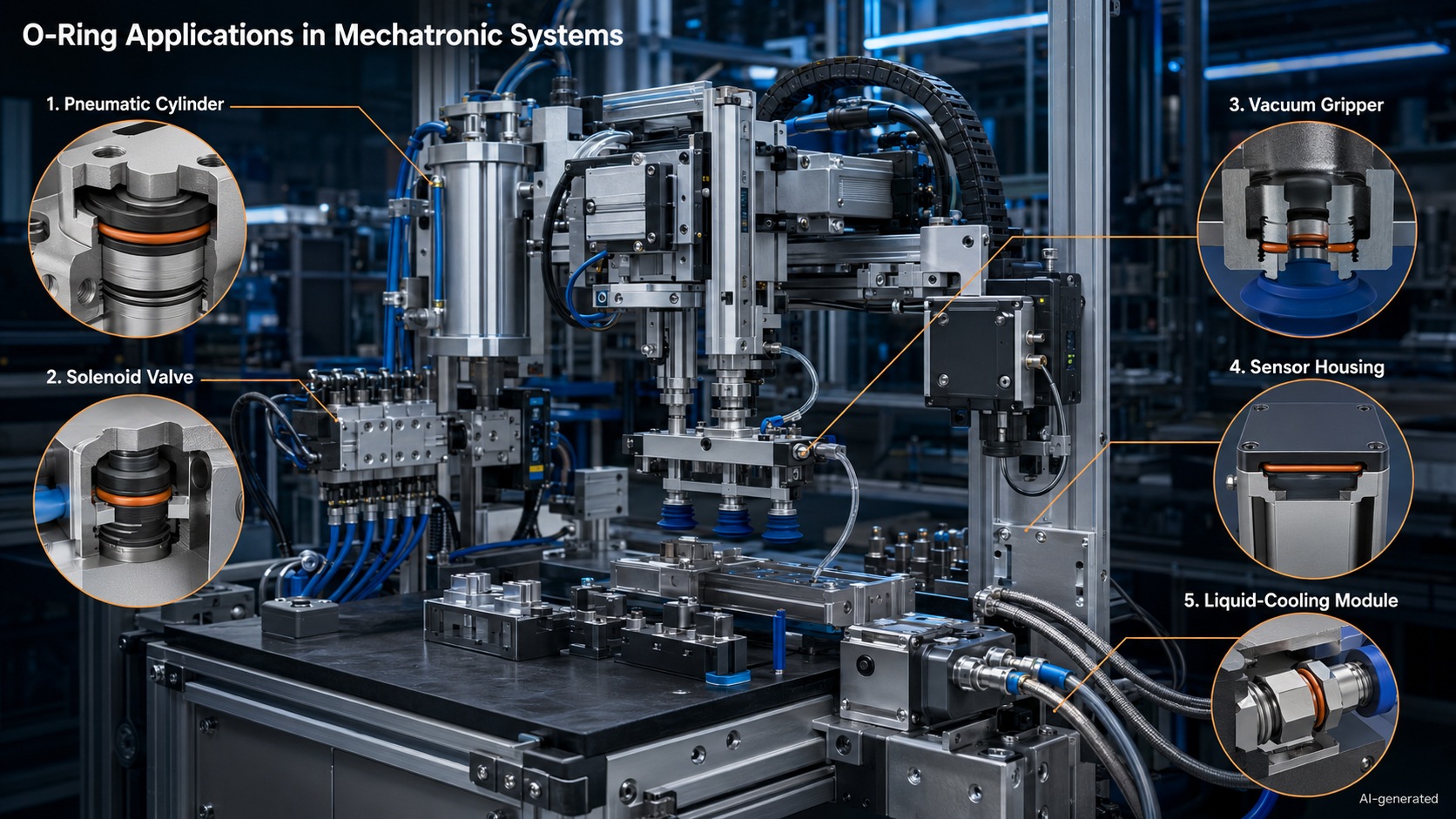 o ring mechatronic system applications
