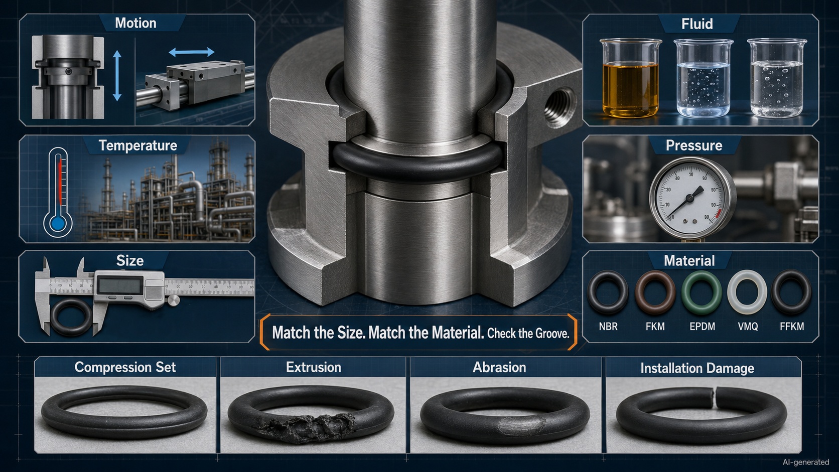 o ring selection failure prevention checklist