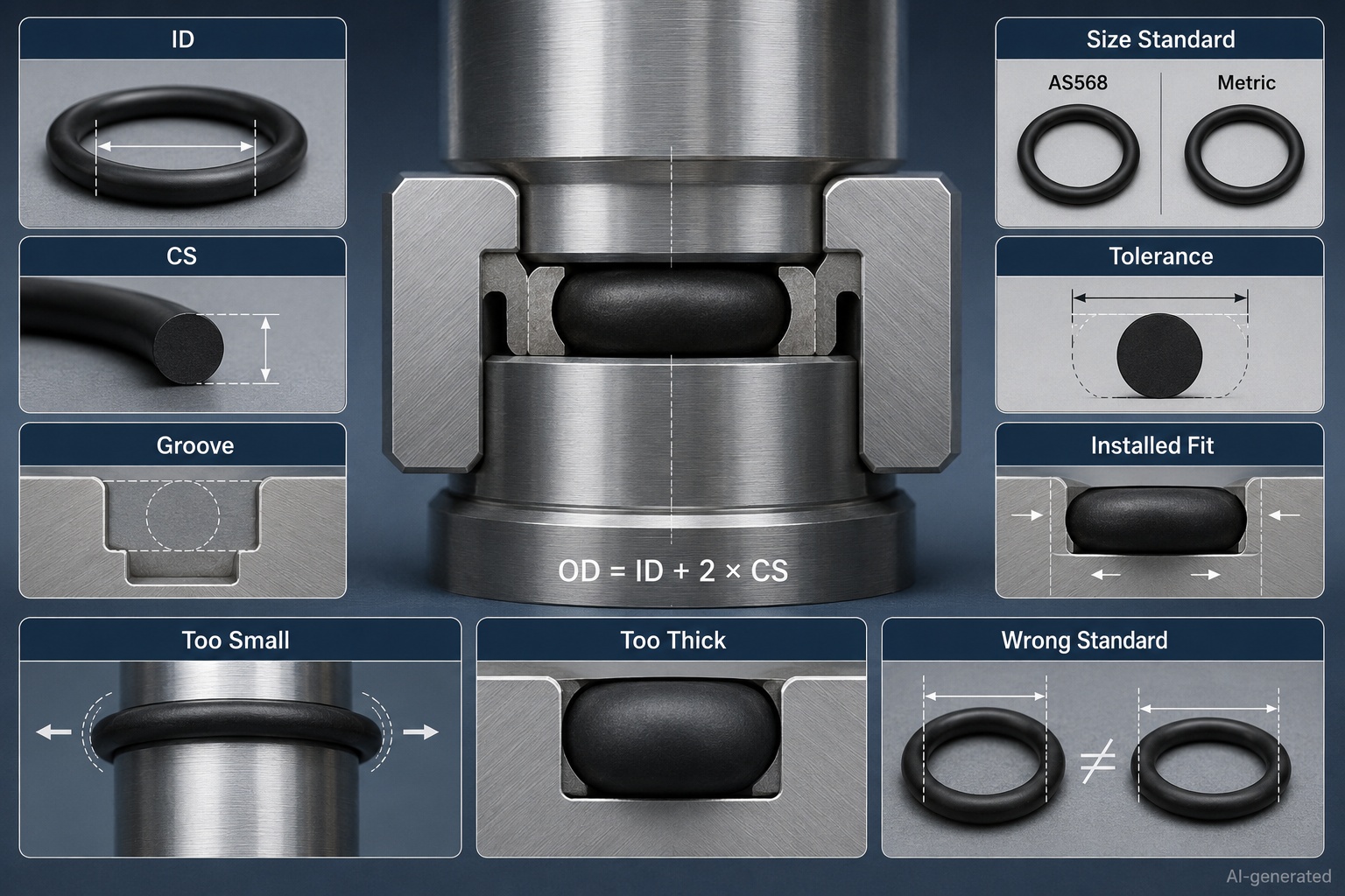 o ring size selection checklist summary