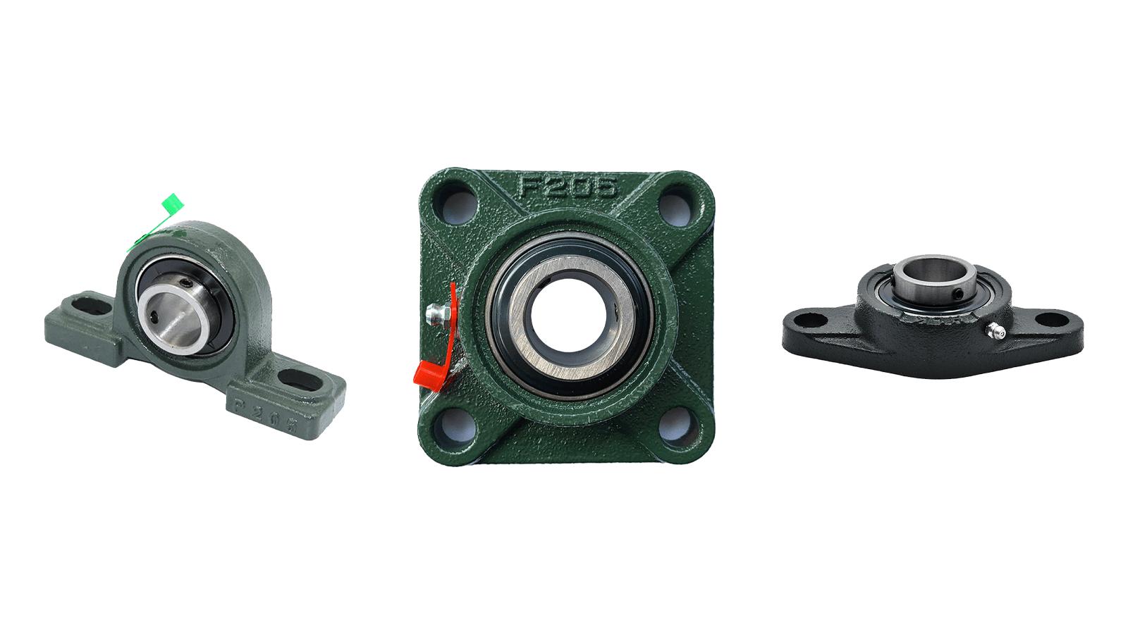 Using 3 different types of JLCMC pillow block bearing products as examples to illustrate what pillow block bearings are.