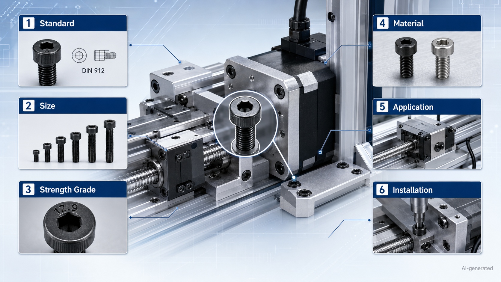 socket head cap screw selection summary