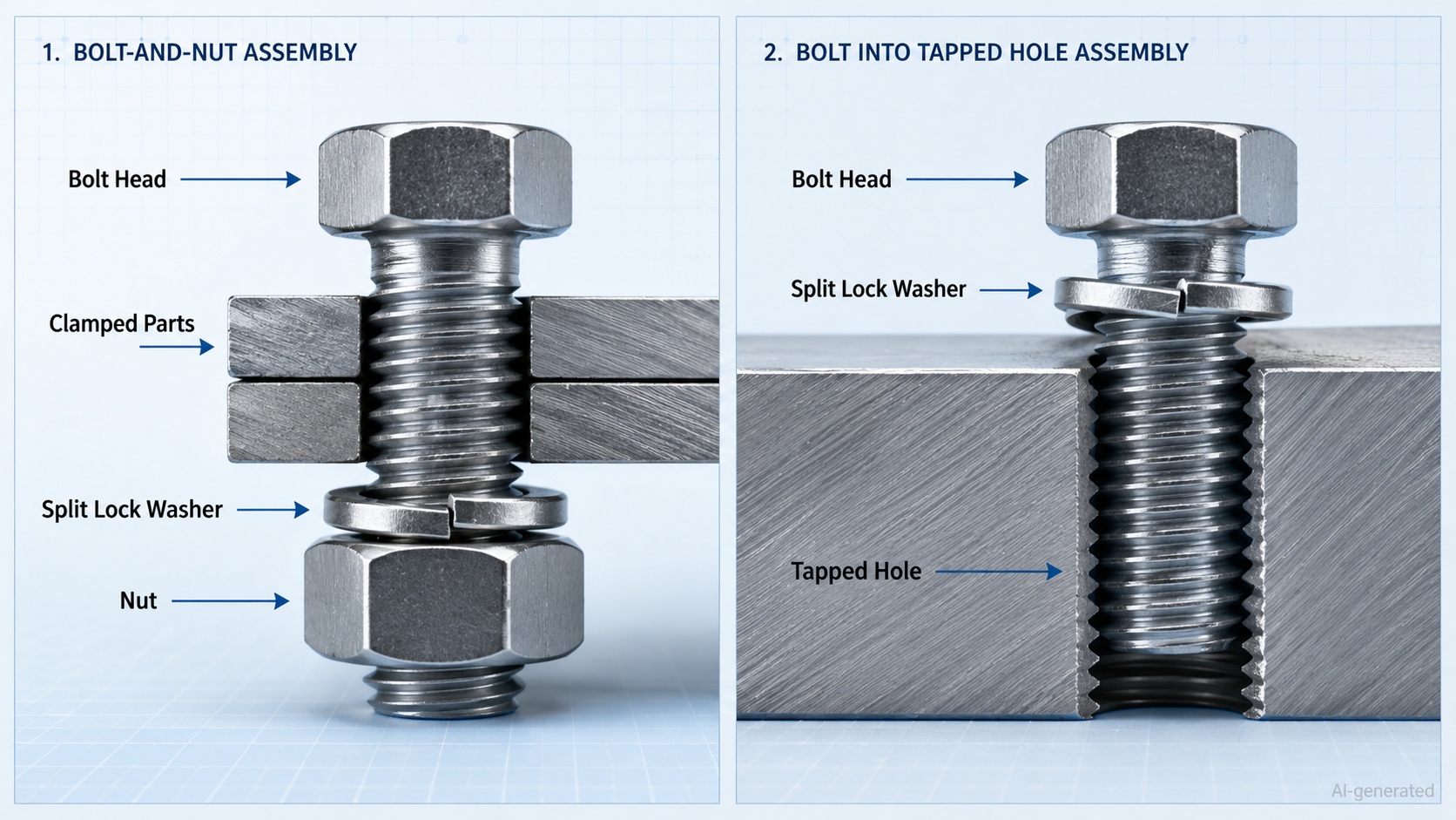 split lock washer placement