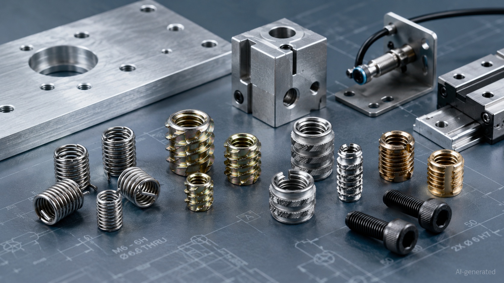 threaded inserts for metal hero